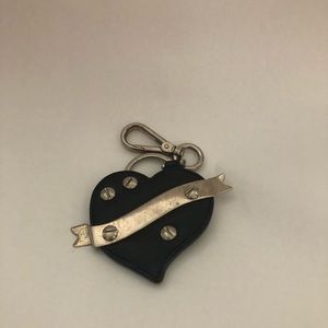 Prada heart key chain